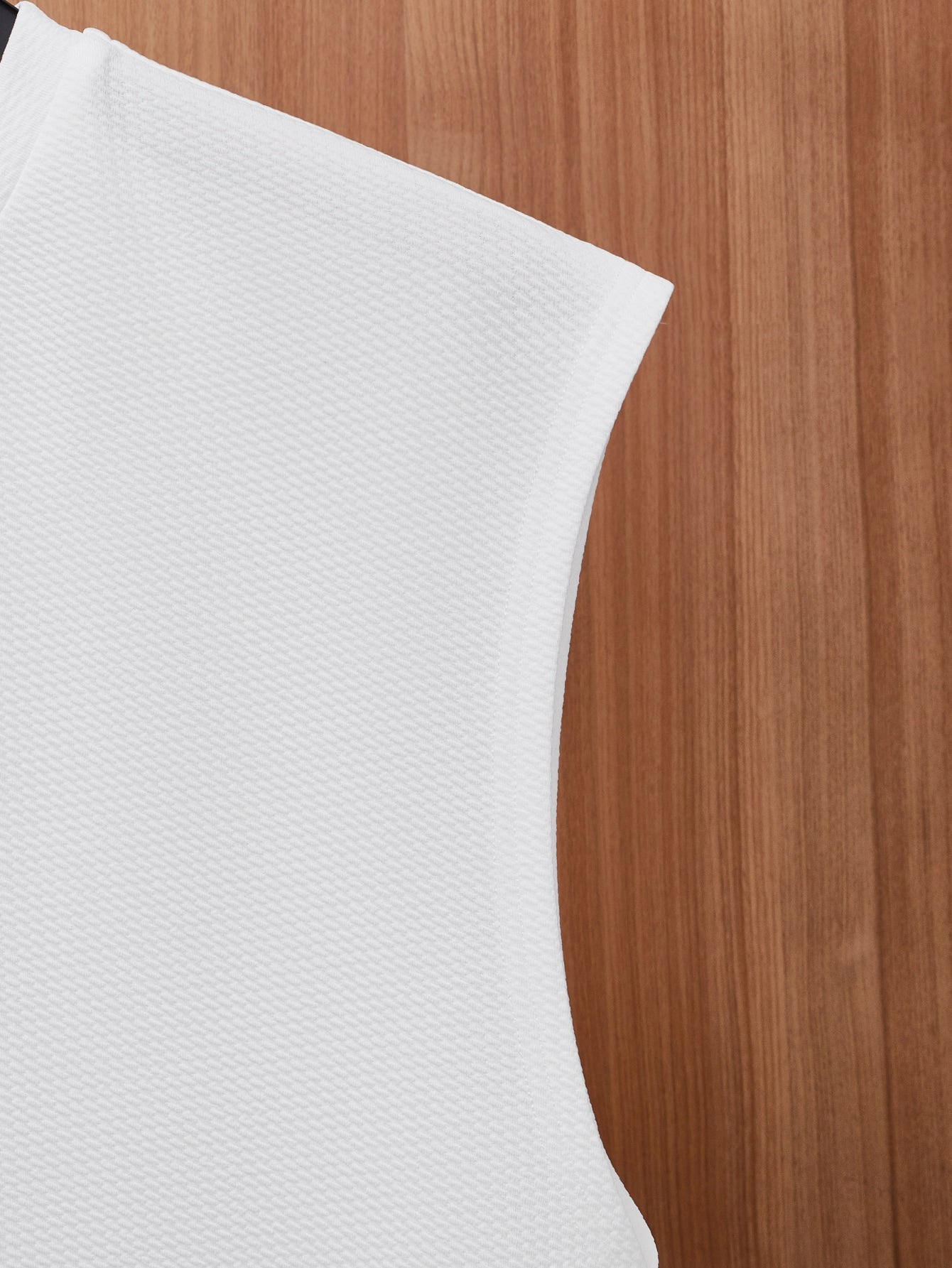 Men's Relaxed round neck tank top | white| summer essential|