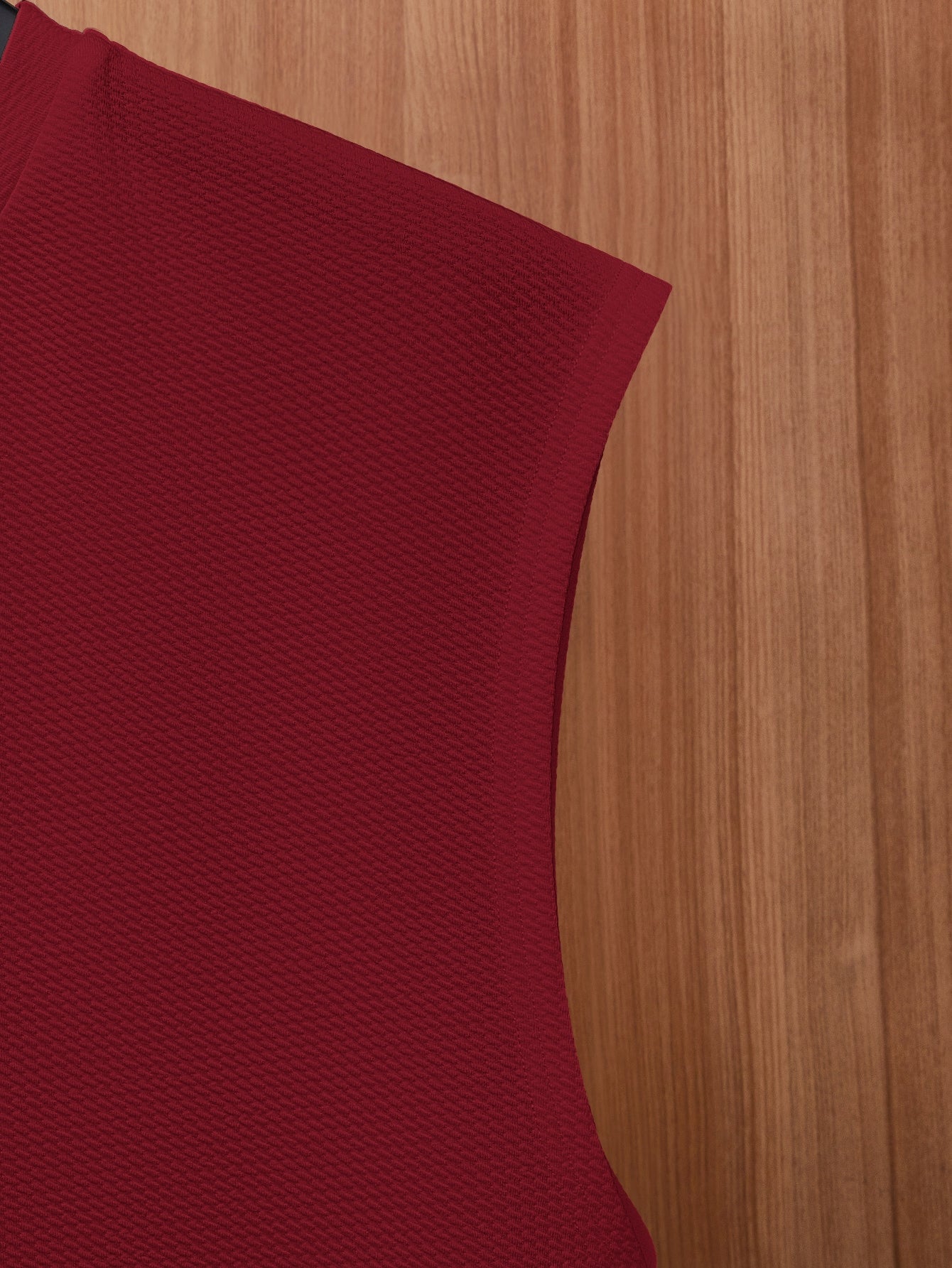 Men's Relaxed round neck tank top |Burgundy | summer essential|