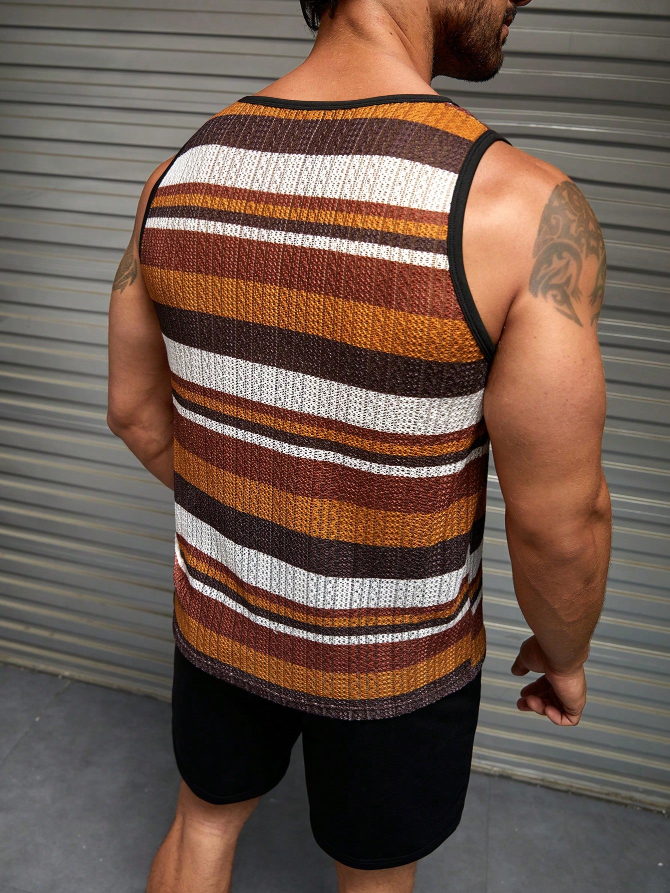 Trendy summer essential men's tank top