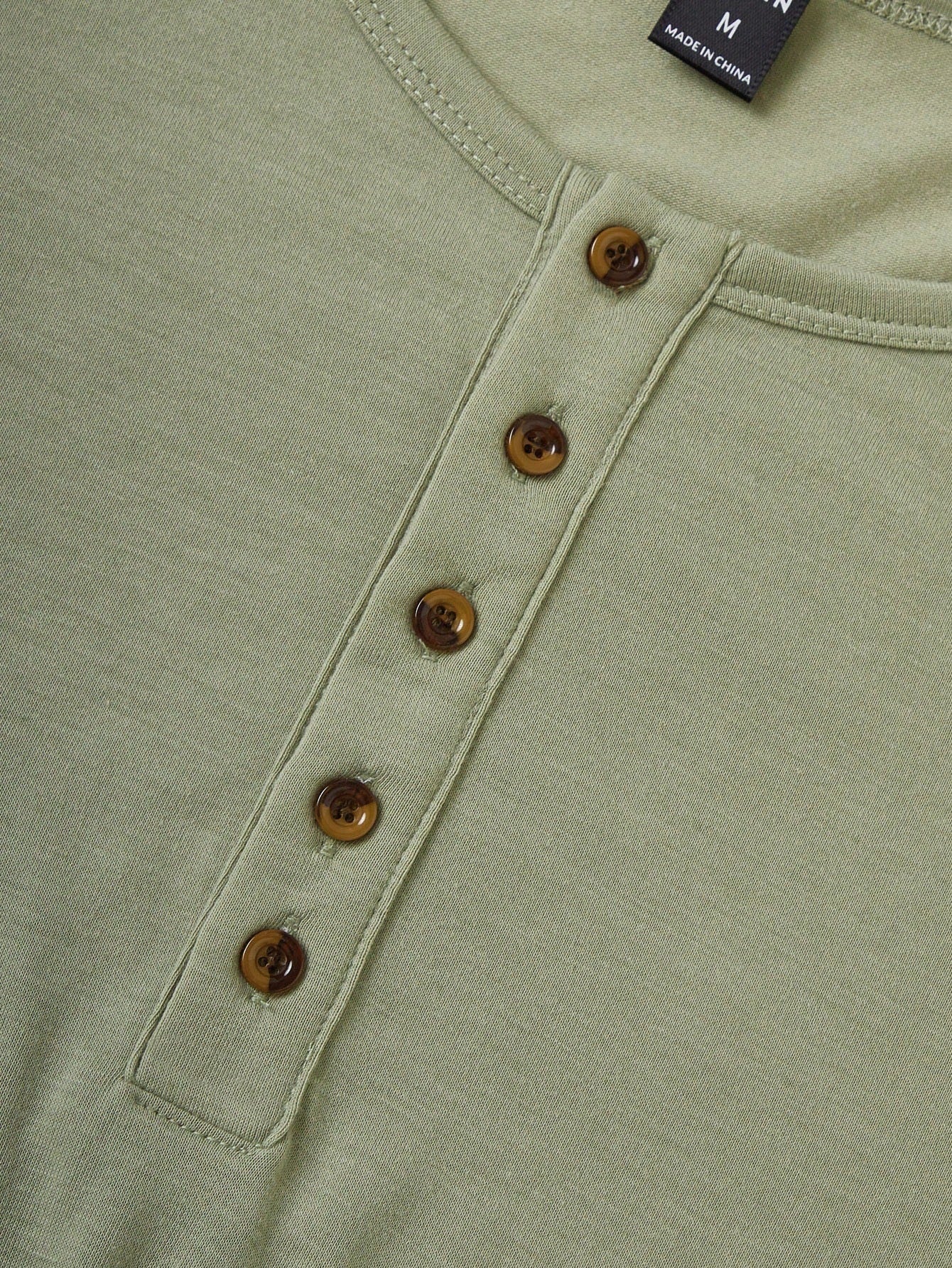 Summer essential men's buttoned tank top |Green|