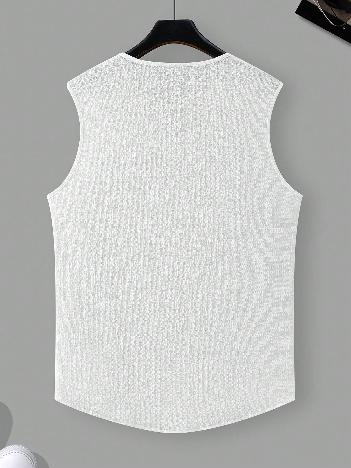 Comfortable Men's white tank top |summer essential|