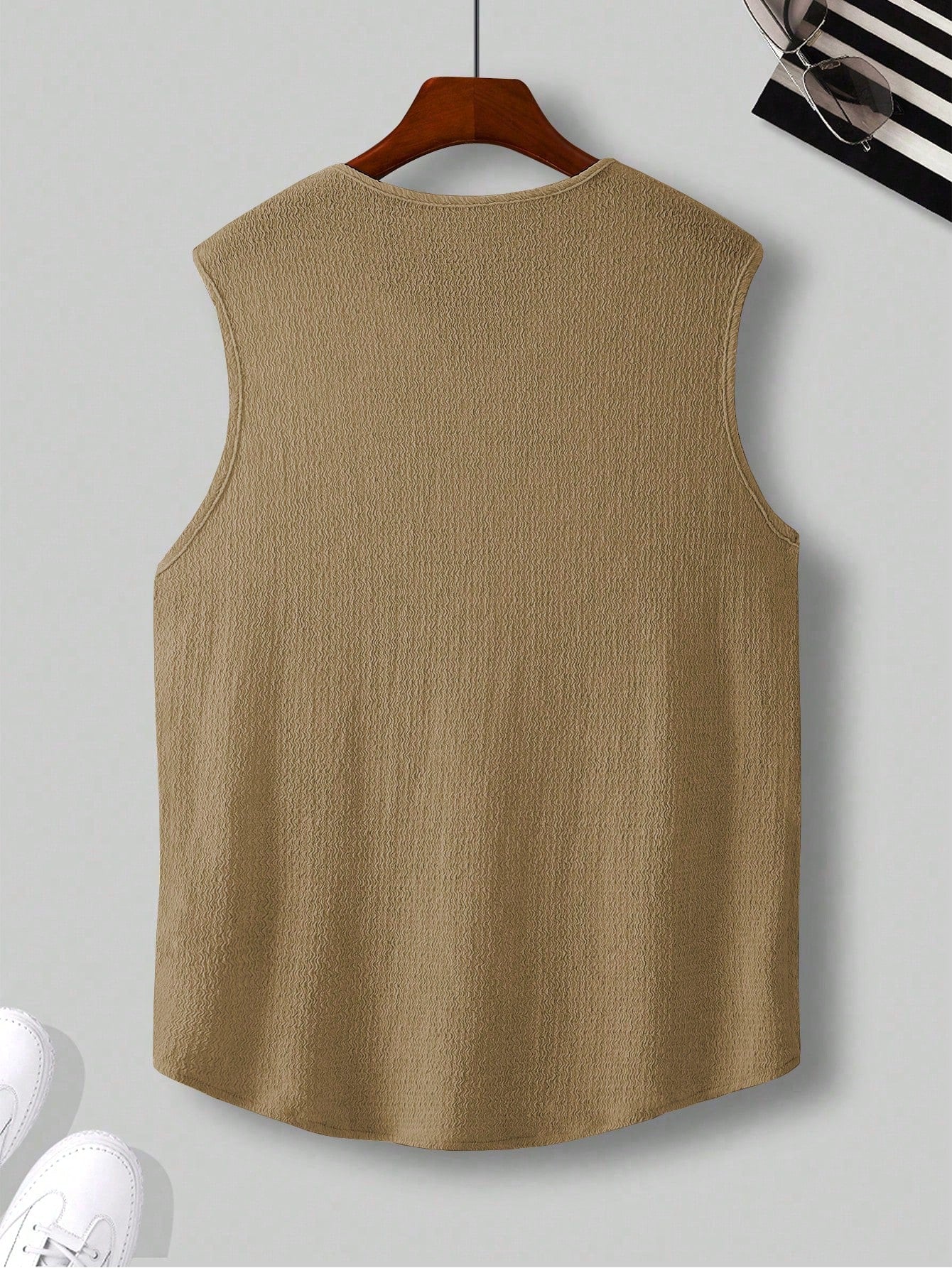 Comfortable Men's Brown tank top |summer essential|