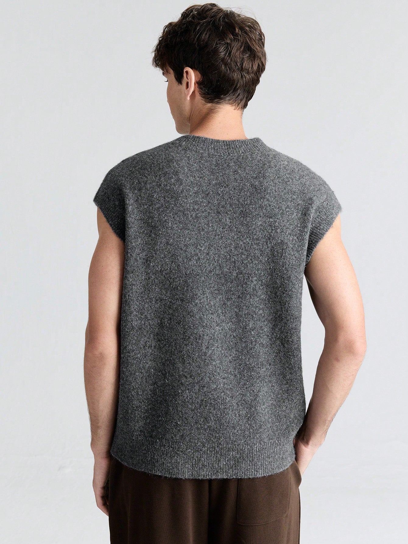 Charcoal V-Neck men's tank top | summer essential|