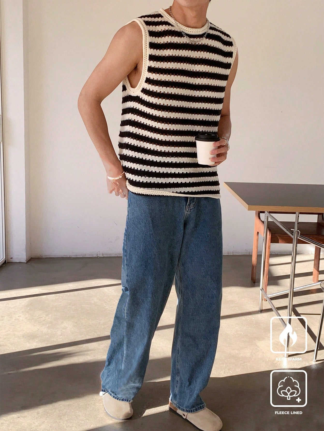 Horizon summer essential men's tank top