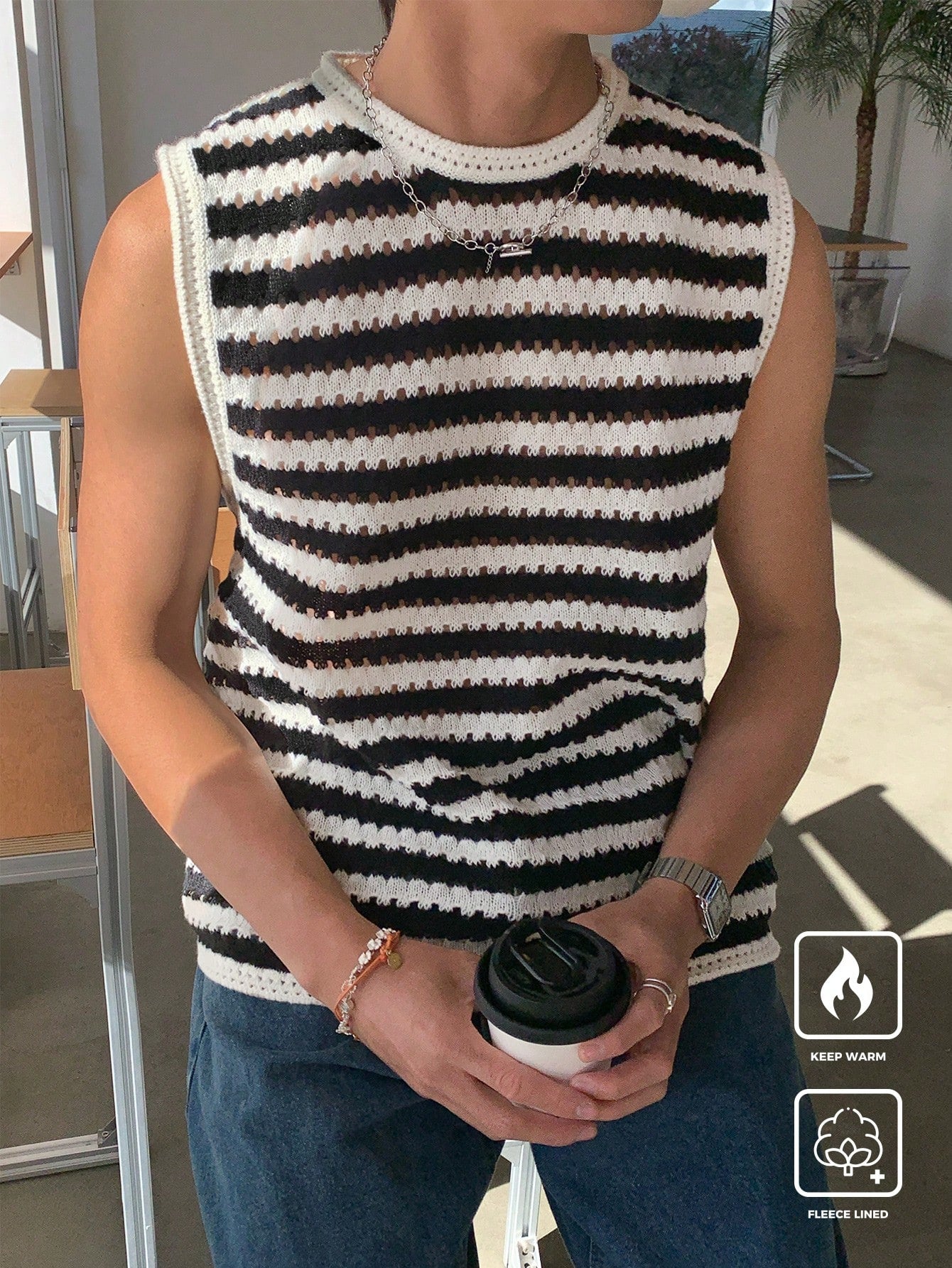 Horizon summer essential men's tank top