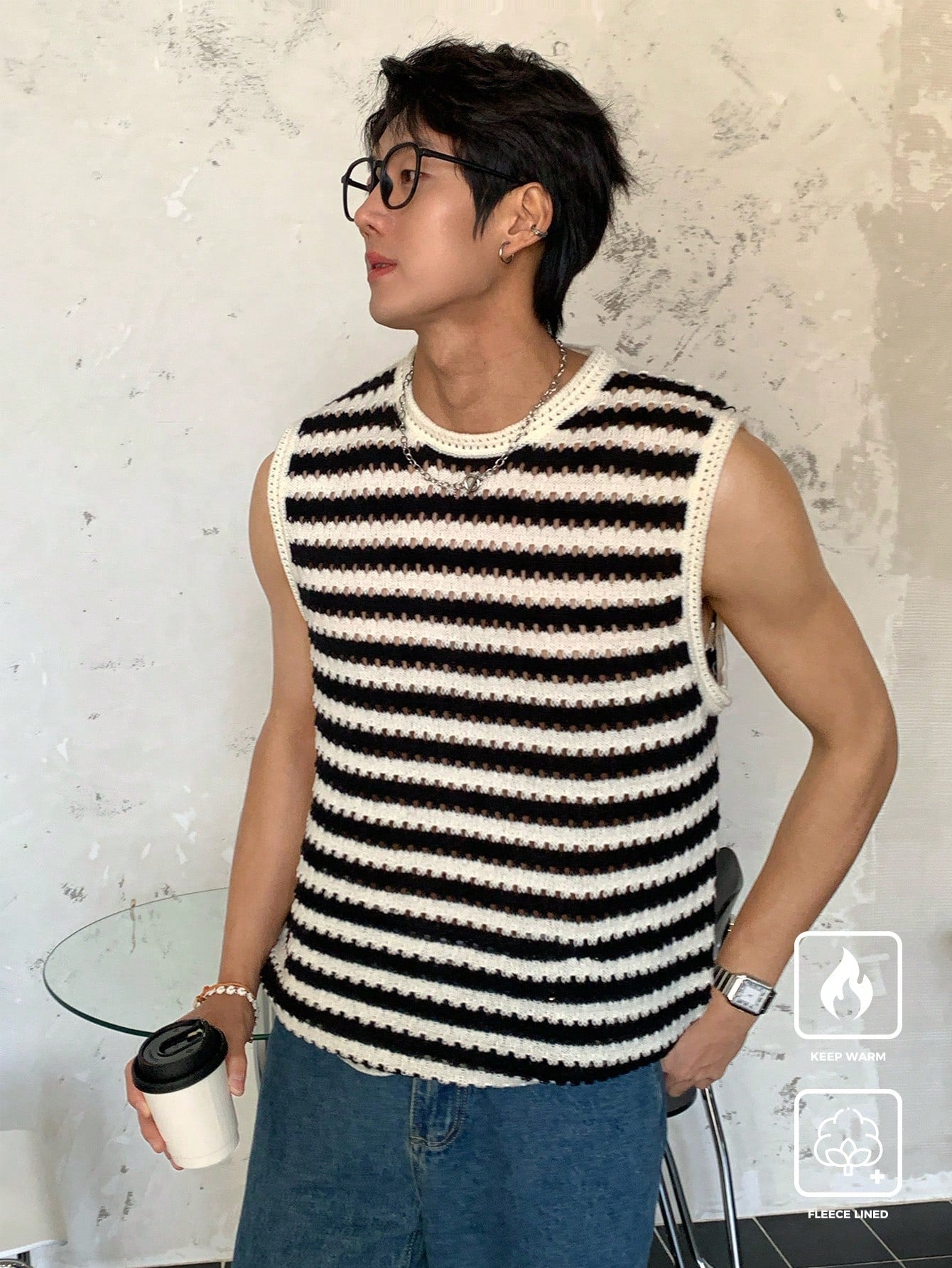 Horizon summer essential men's tank top