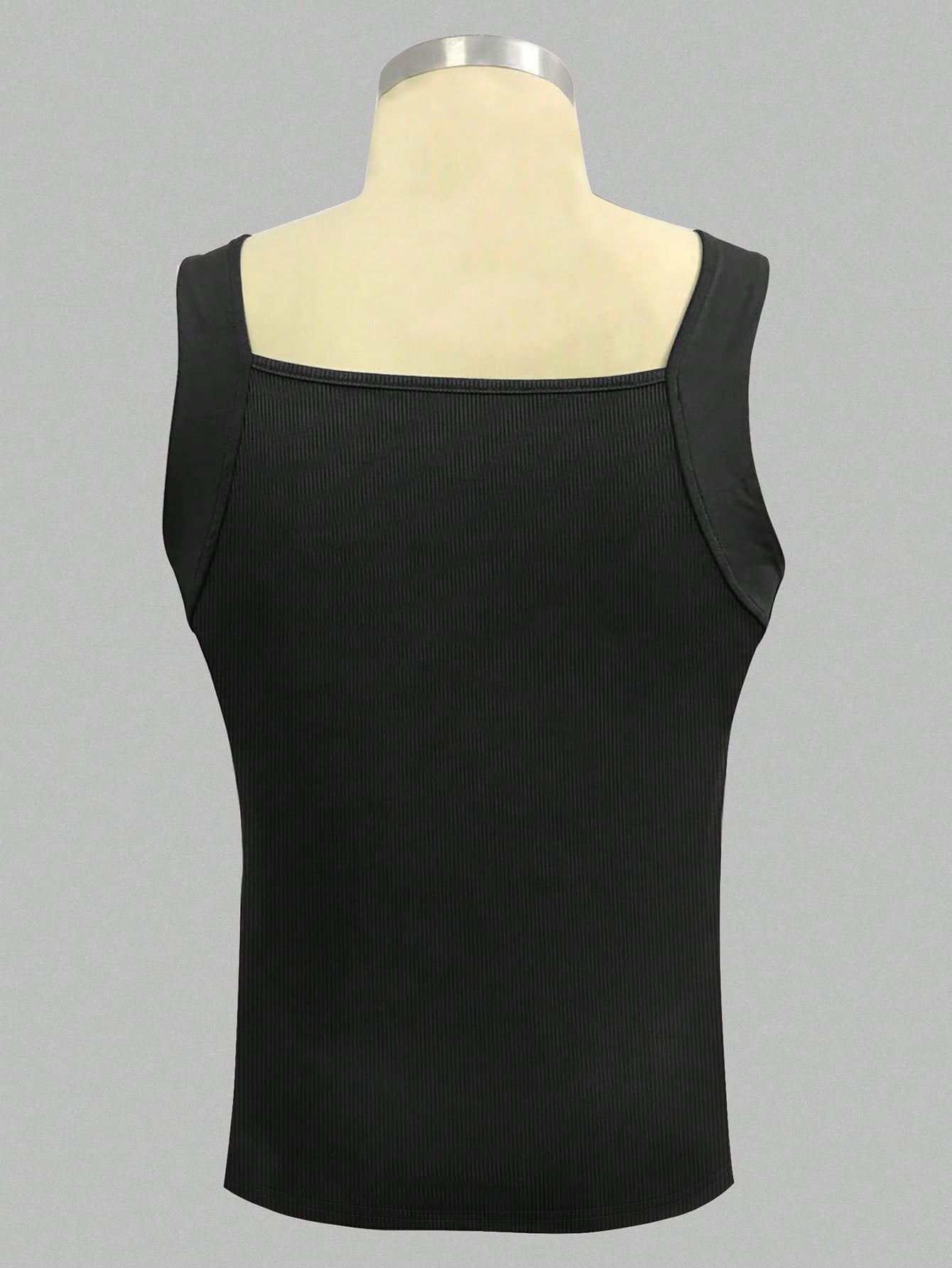 Men's body fit tank top |summer essential| black|