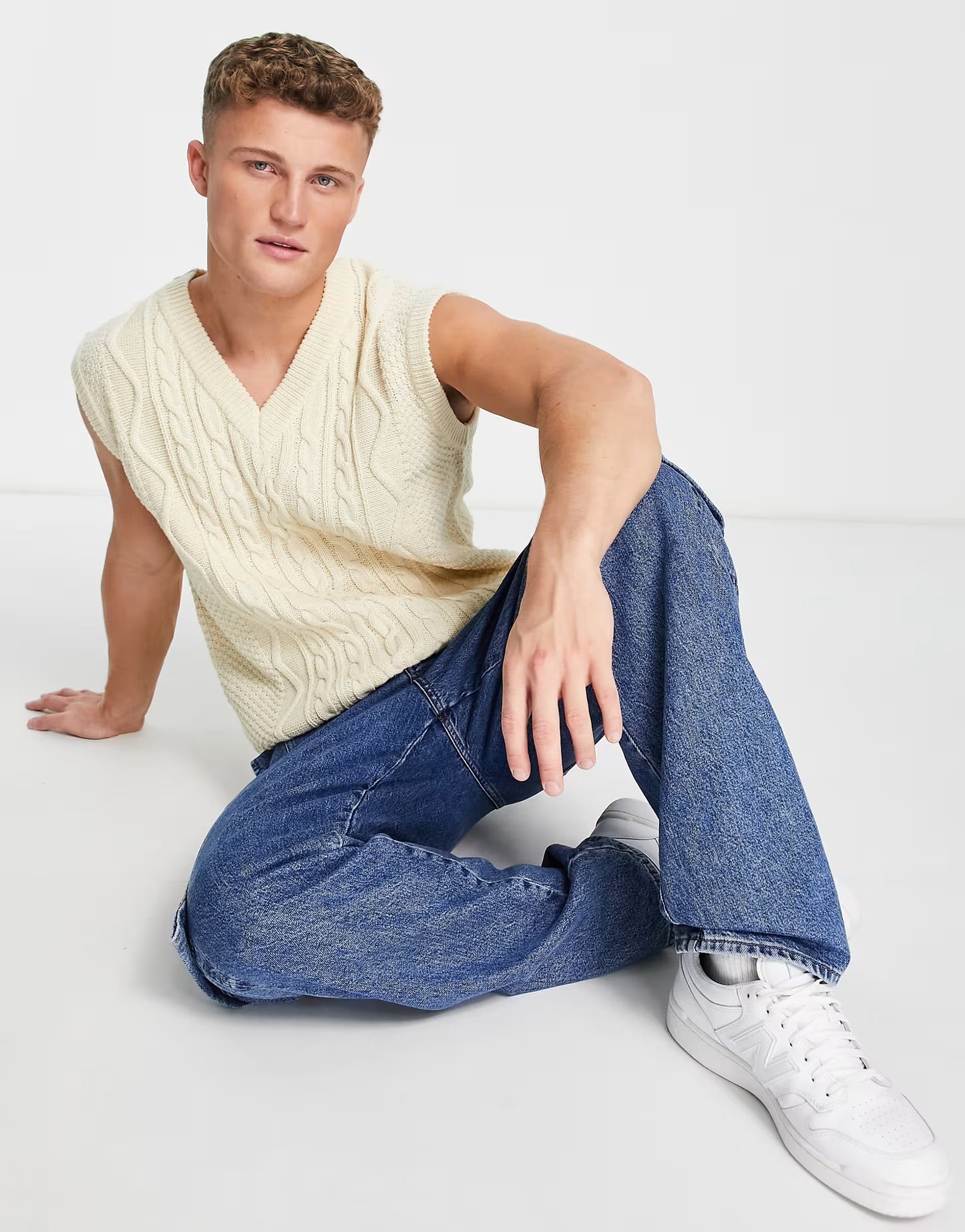Crochet V Neck Patterned Vest | Summer essential