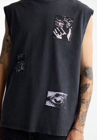 Imprint V Neck summer Vest | Graphic vest |