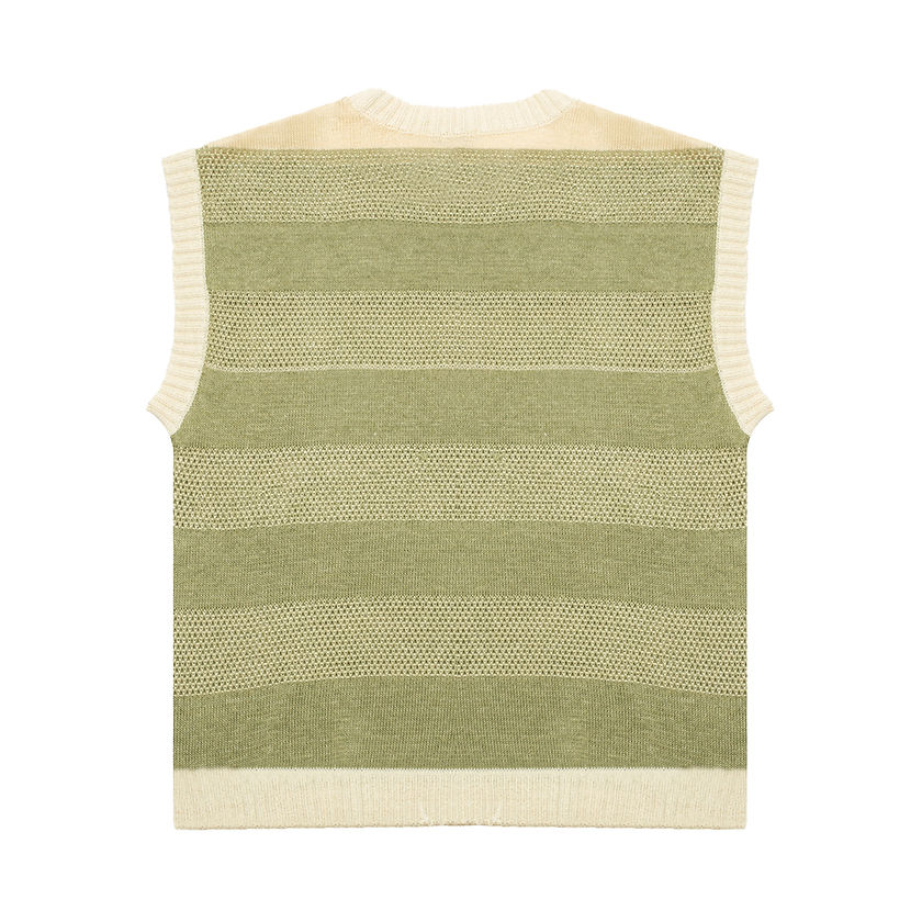 Green patterned Designer Vest | Summer essential |