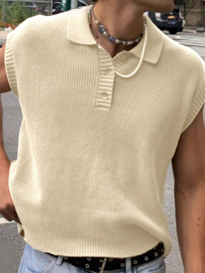 Men's Relaxed lemon tank top | summer essential|