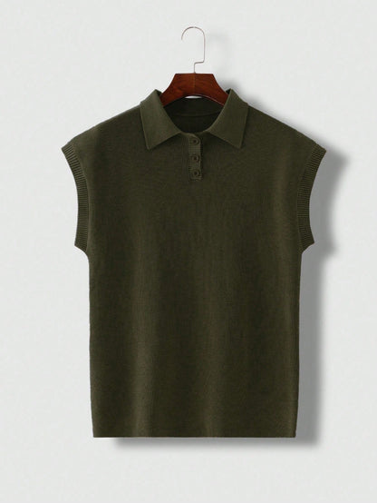 Men's Relaxed Dark Green tank top | summer essential|