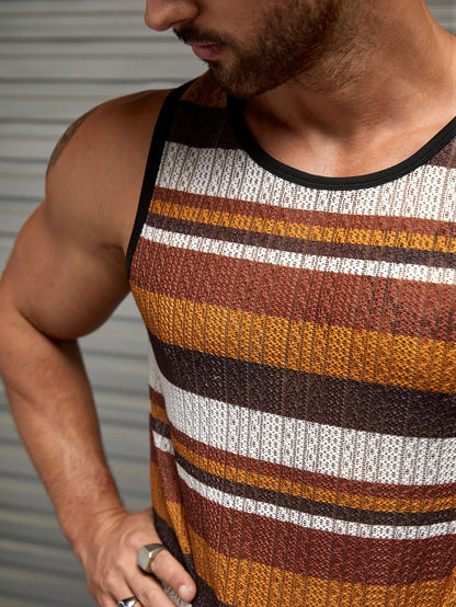 Trendy summer essential men's tank top