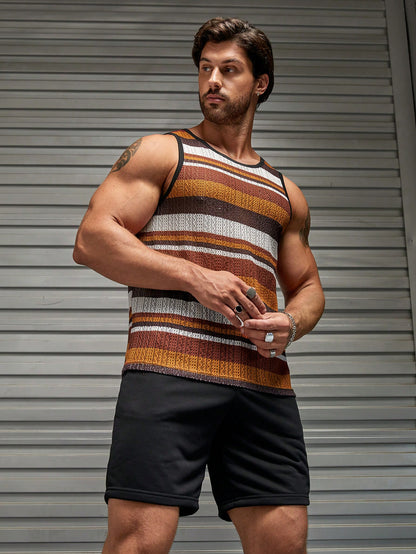Trendy summer essential men's tank top