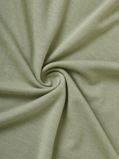 Summer essential men's buttoned tank top |Green|