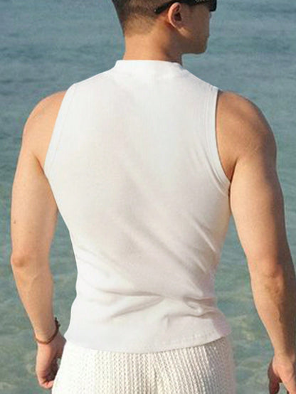Stylish Men's tank top | WHITE|
