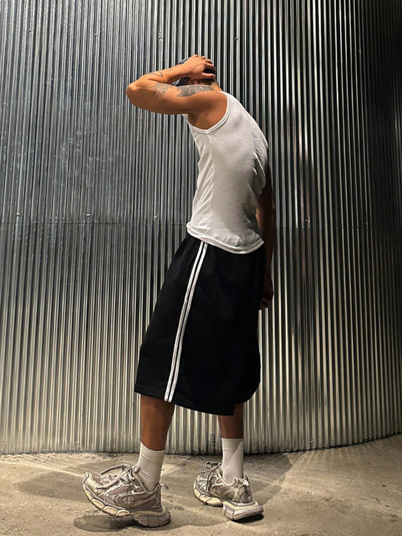 Men's basic tank top | White |
