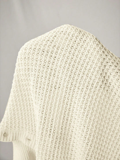 Men's White collared V neck tank top |summer essential|