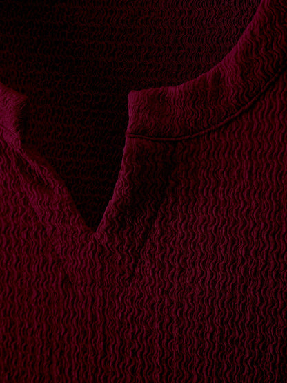 Comfortable Men's Burgundy tank top |summer essential|