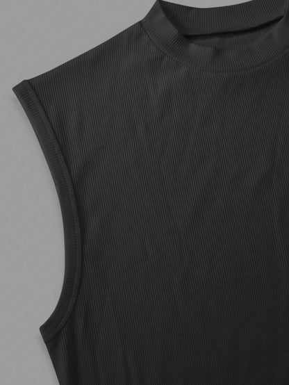 Stylish Men's tank top | BLACK|