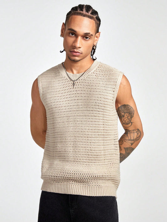 Versatile patterned men's tank top