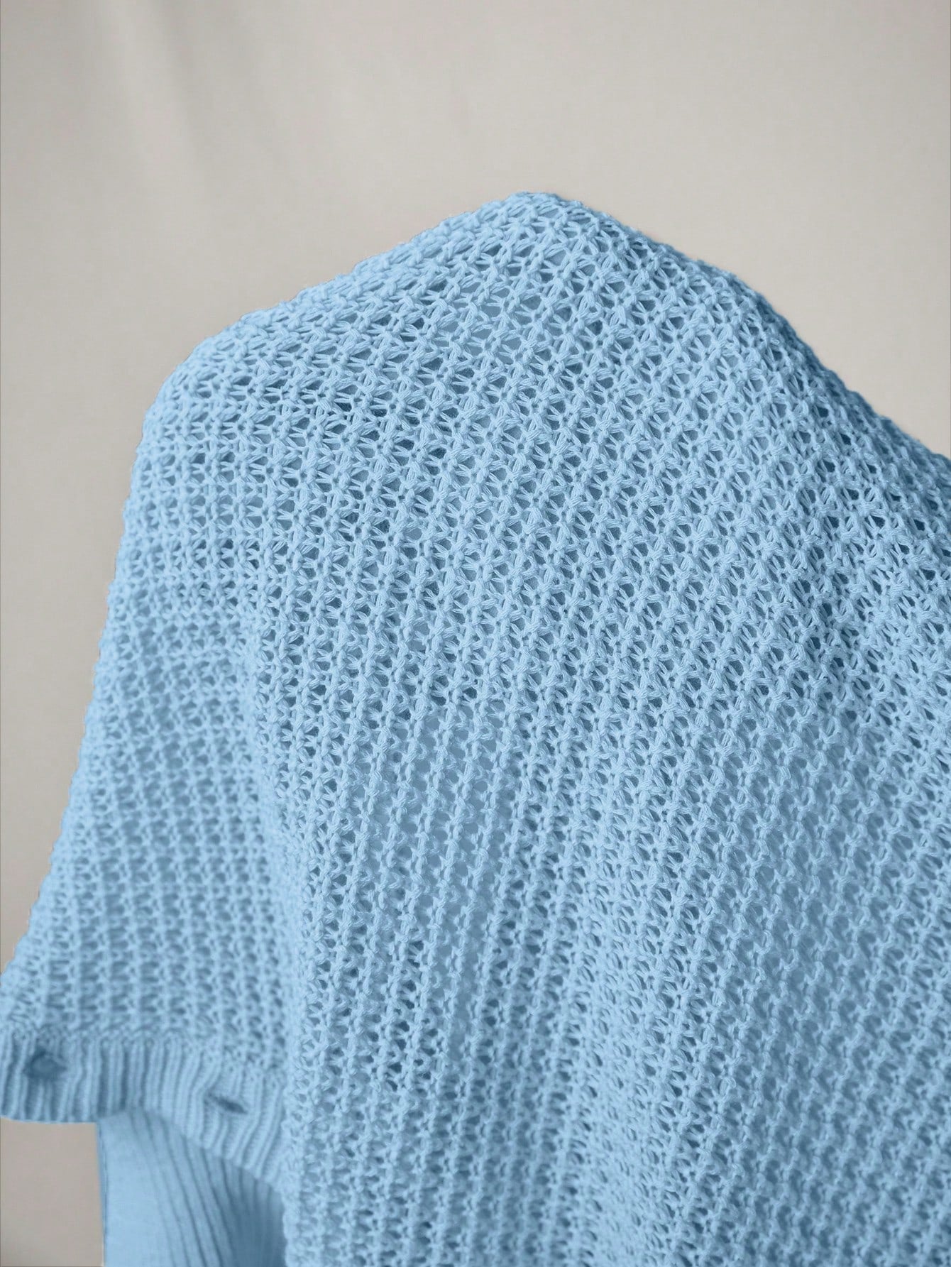 Men's Blue collared V neck tank top |summer essential|