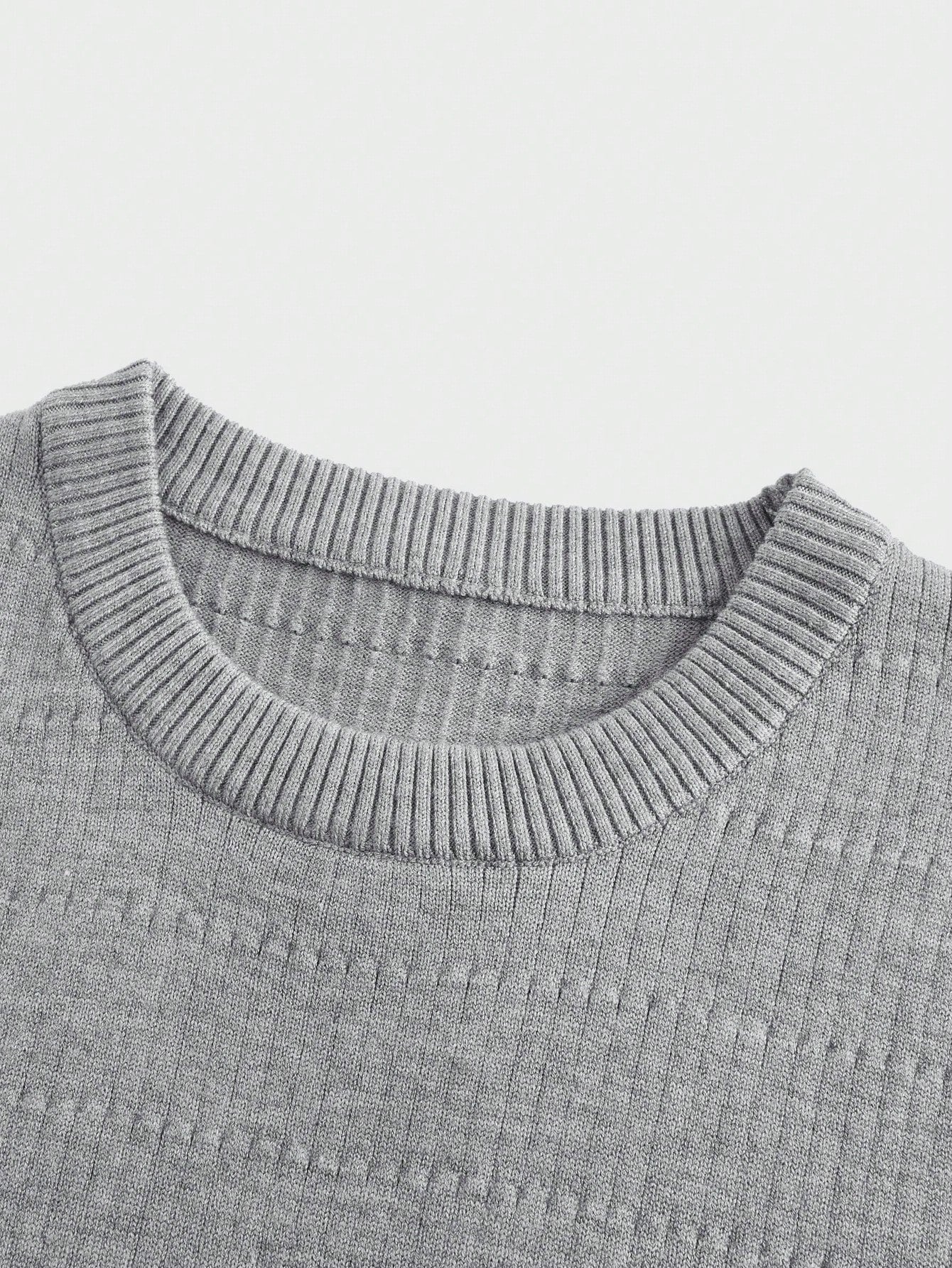 Versatile patterned men's tank top| Grey |