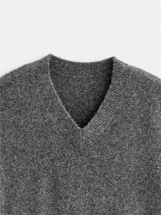 Charcoal V-Neck men's tank top | summer essential|