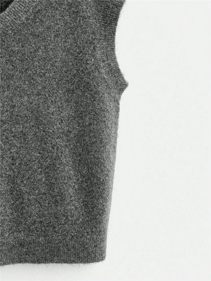 Charcoal V-Neck men's tank top | summer essential|