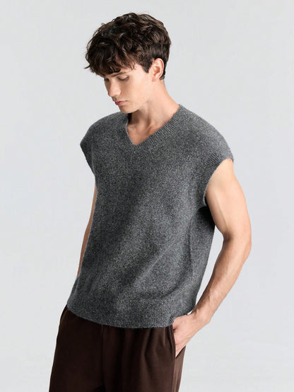 Charcoal V-Neck men's tank top | summer essential|