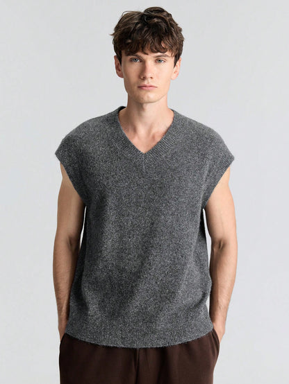 Charcoal V-Neck men's tank top | summer essential|