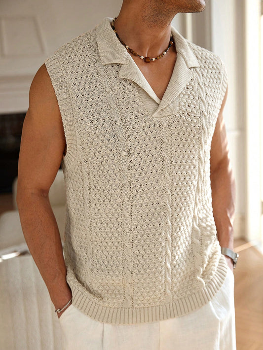 Versatile collared men's Vest