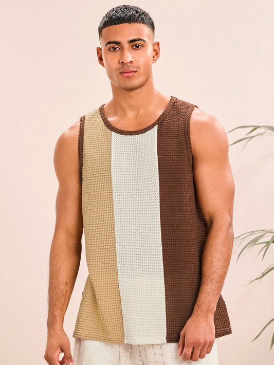 Vibrant summer essential men's tank top