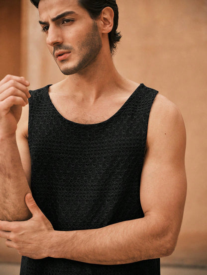 Casual summer essential men's tank top