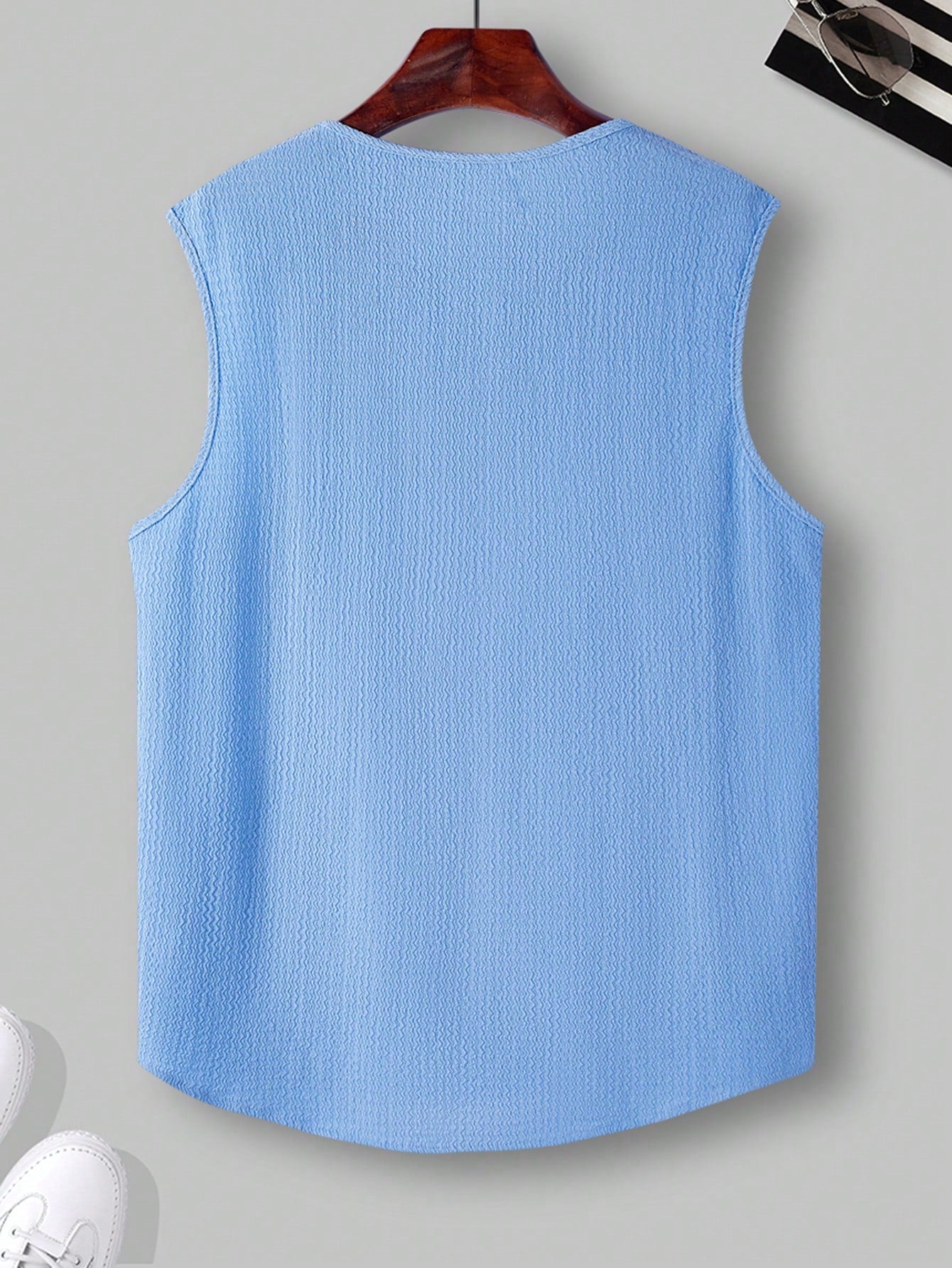 Comfortable Men's Burgundy tank top |summer essential| (Copy)