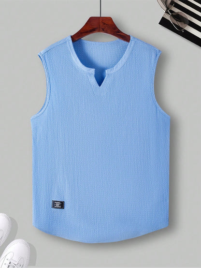 Comfortable Men's Burgundy tank top |summer essential| (Copy)