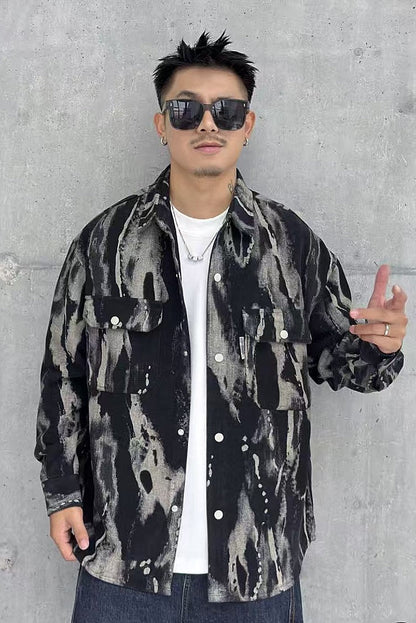 Black Zebra Shacket - Black