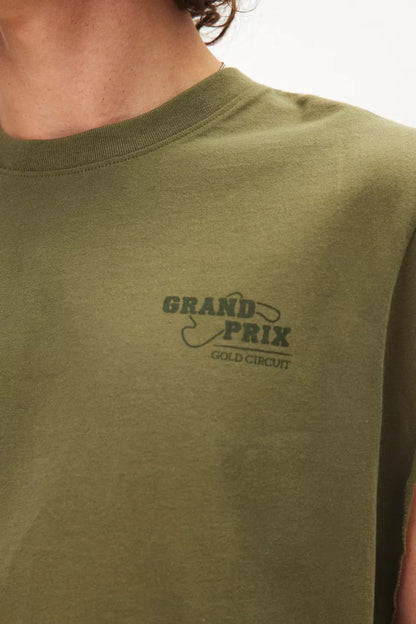 Apricot men's round neck tank