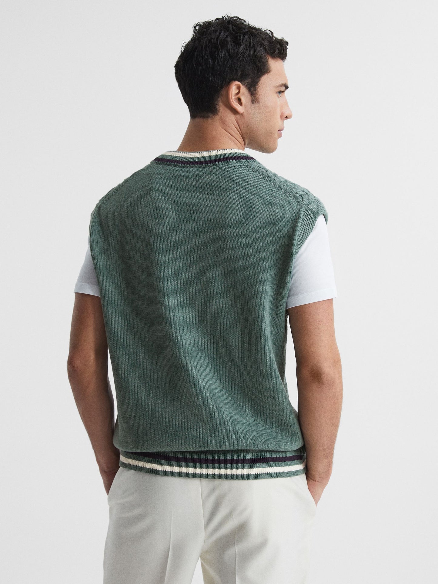 V Neck green armor summer Vest
