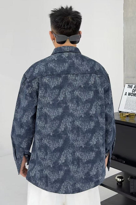 DD Fashion Shacket - Denim blue