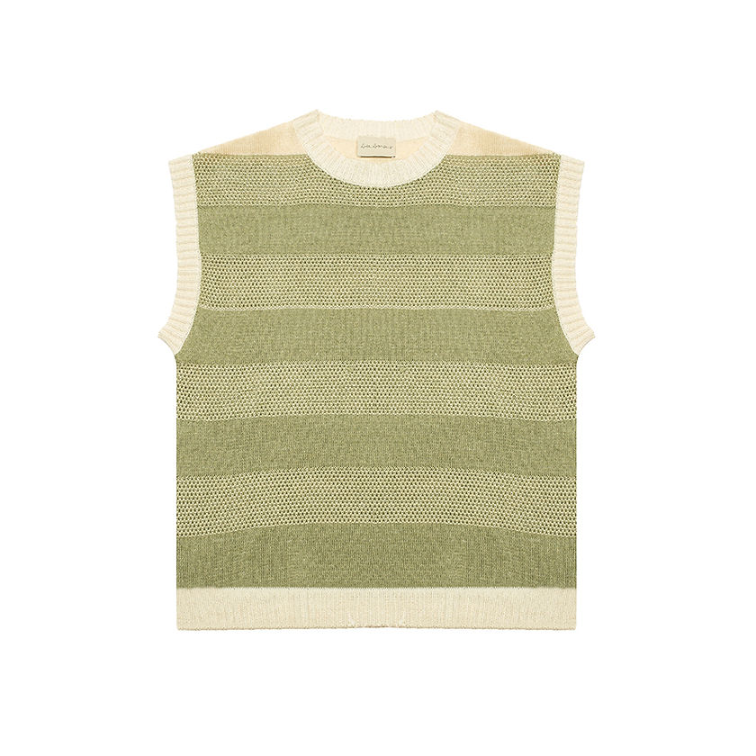 Green patterned Designer Vest | Summer essential |