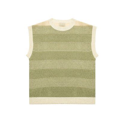 Green patterned Designer Vest | Summer essential |