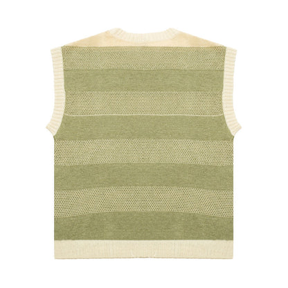 Green patterned Designer Vest | Summer essential |